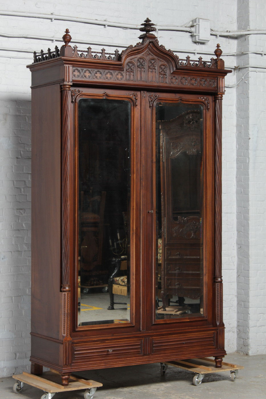 Thumbnail: Gothic French Armoire