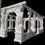 Thumbnail: Monumental Carved Marble Figurative Estate Gazebo