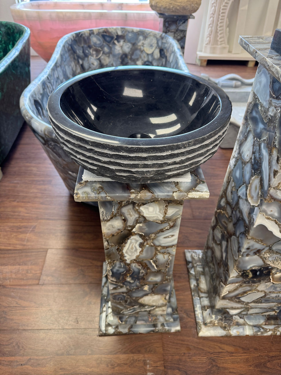 Thumbnail: Marble Carved Sink Basin