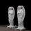 Thumbnail: Carved Marble Church Angel Statues