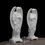Thumbnail: Carved Marble Church Angel Statues