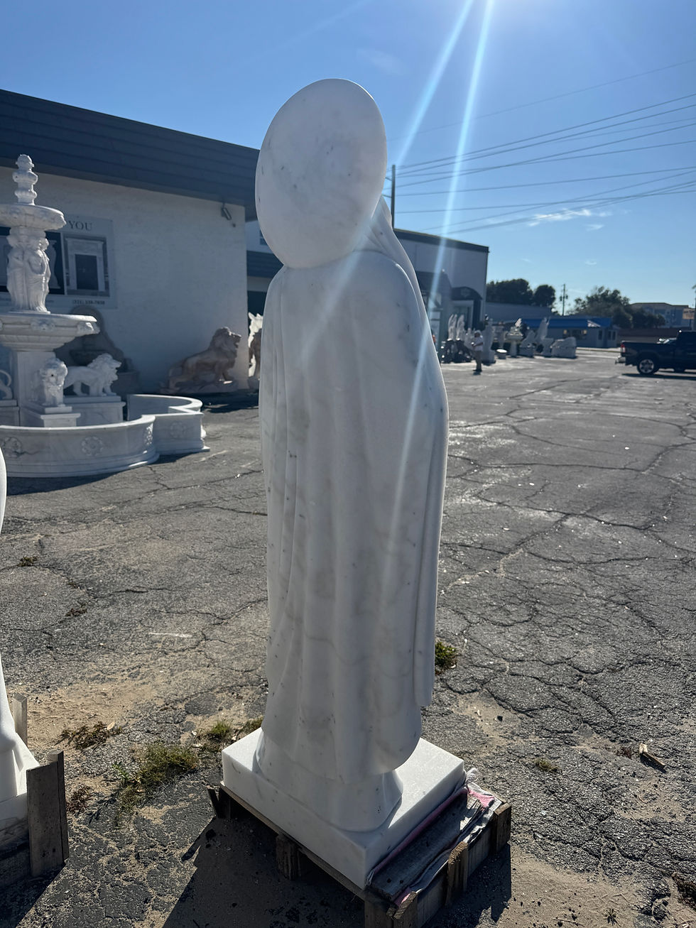 Thumbnail: Our Lady of Fatima Carved Marble Church Statue