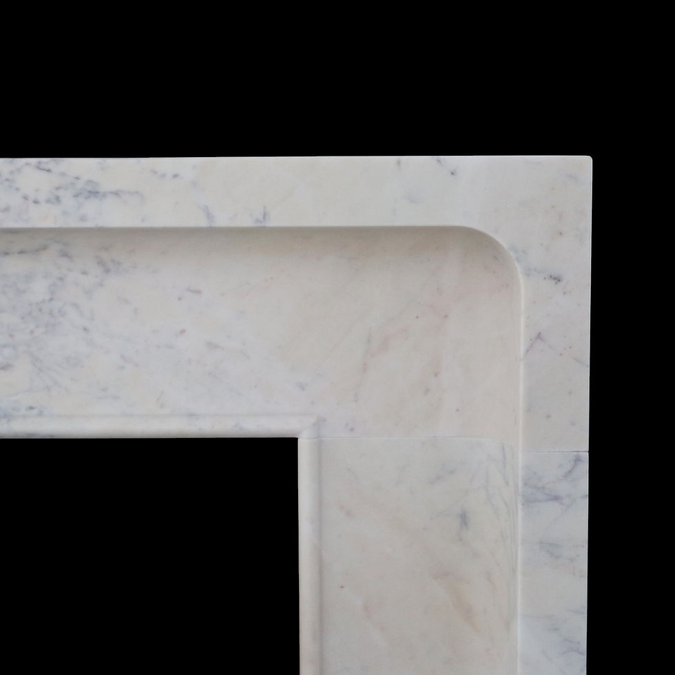 Thumbnail: Bespoke Viola Marble Designer Fireplace Mantel