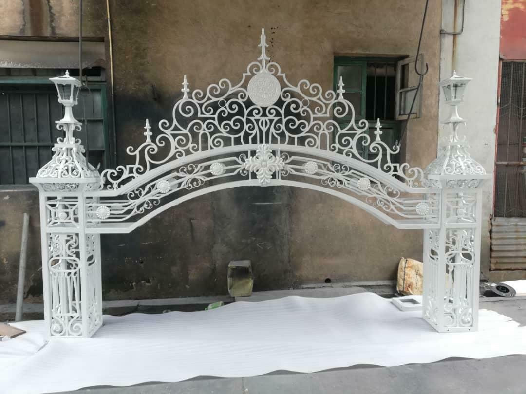 Boulevard Wrought Iron Archway