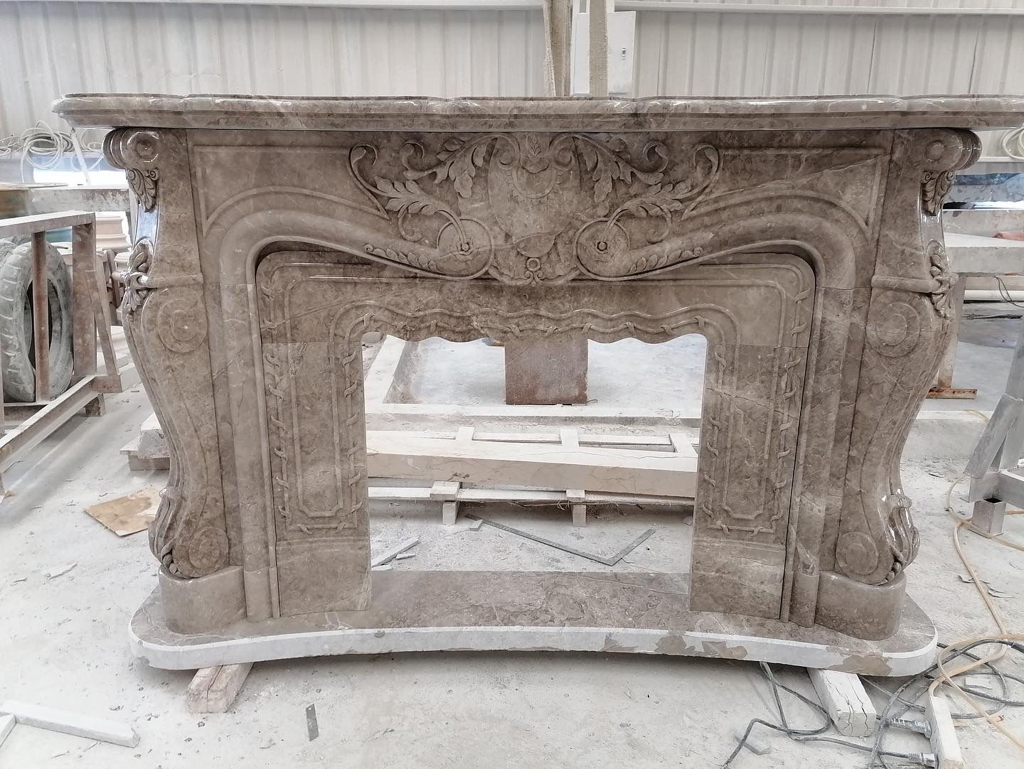 Marble Fireplace Mantel