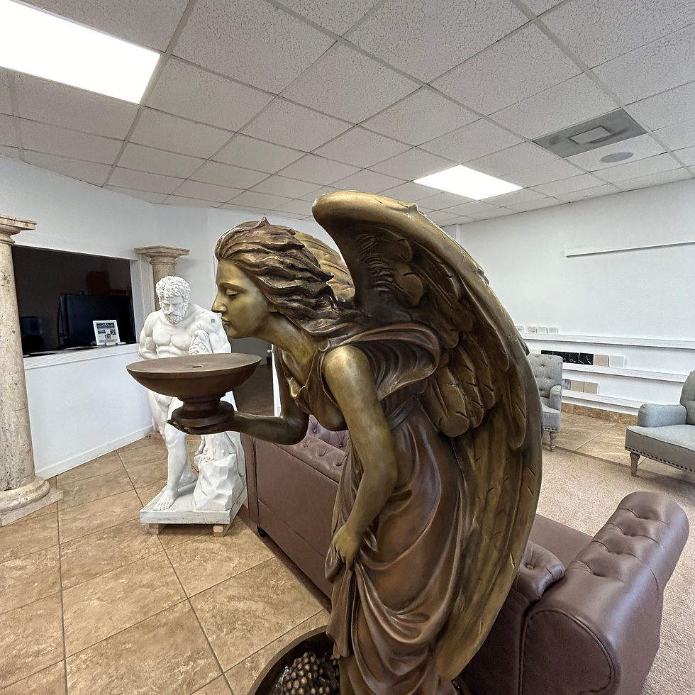 Thumbnail: Bronze Angel Elegant Designer Fountain