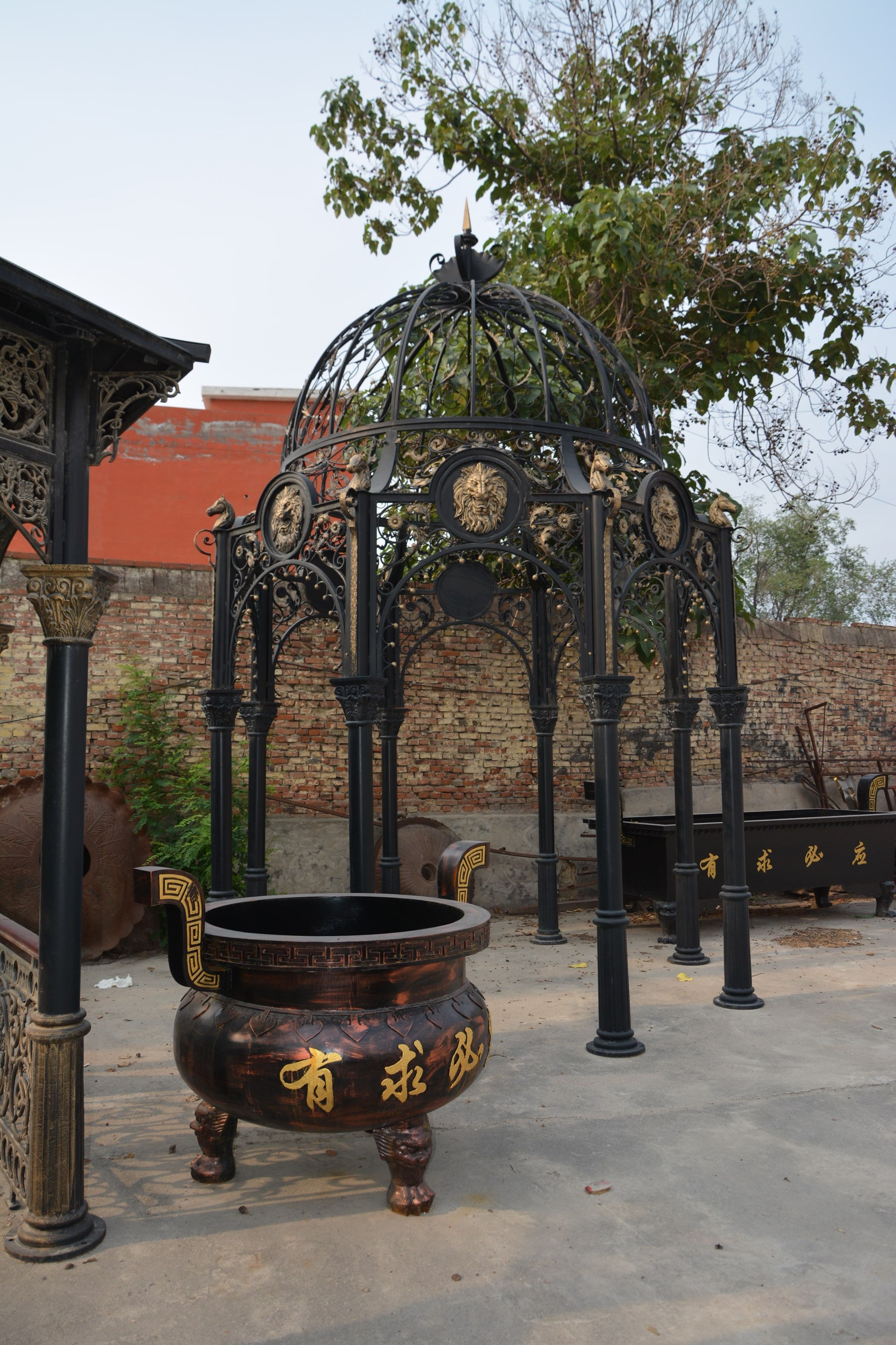 Victorian Style Cast Iron Gazebo