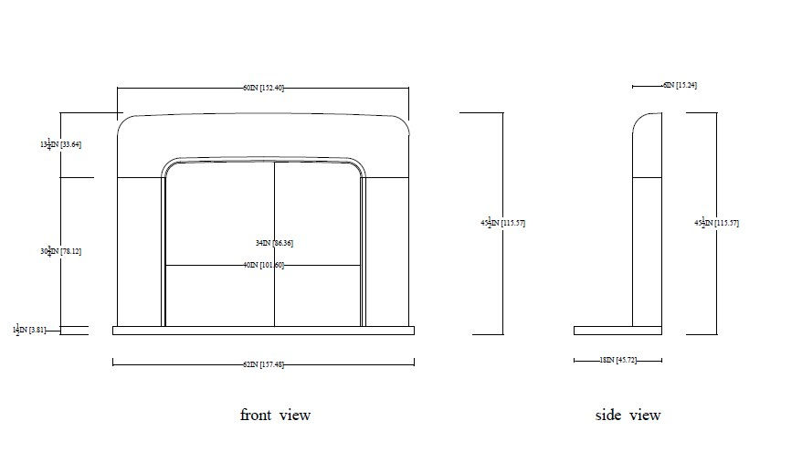 Thumbnail: Bespoke Marble Designer Fireplace Mantel