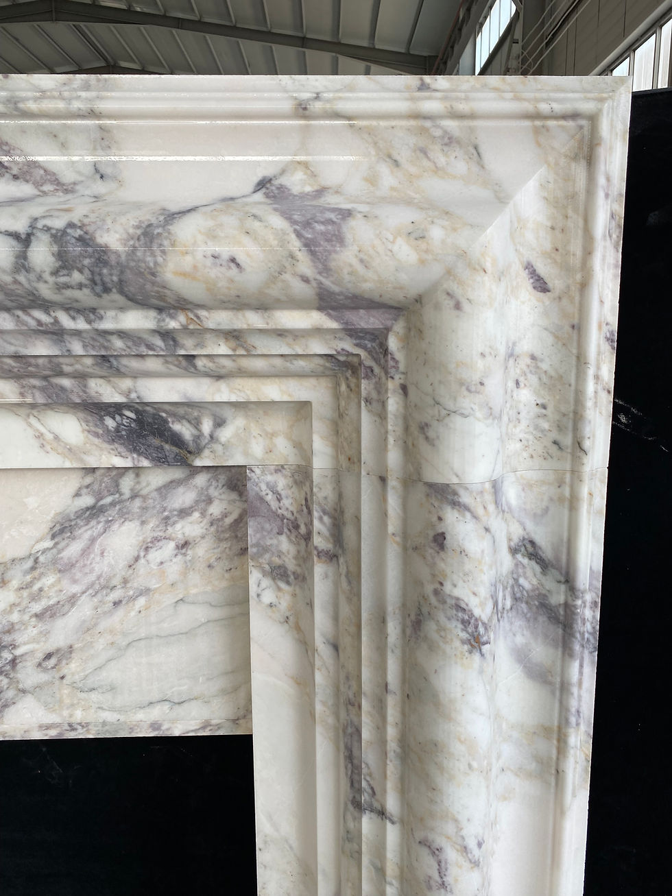 Thumbnail: Marble Viola Marble Bespoke Fireplace Mantel