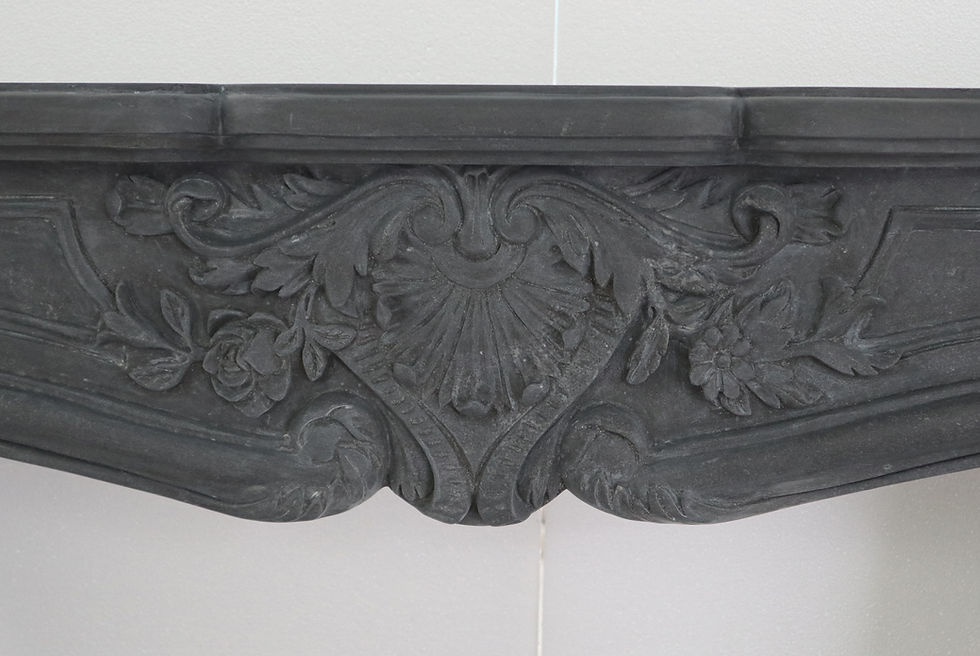 Thumbnail: French Style Marble Fireplace Mantel