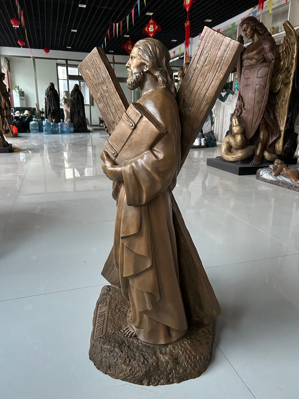 Thumbnail: Bronze St. Andrew Church Statue
