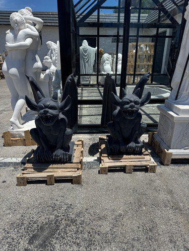 Carved Stone Grotesque Gargoyles | From Europe To You
