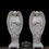 Thumbnail: Carved Marble Church Angel Statues