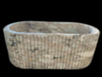 Italian Corcia Marble Designer European Style Bathtub