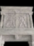 Thumbnail: Monumental Marble Gothic Style Fireplace Mantel