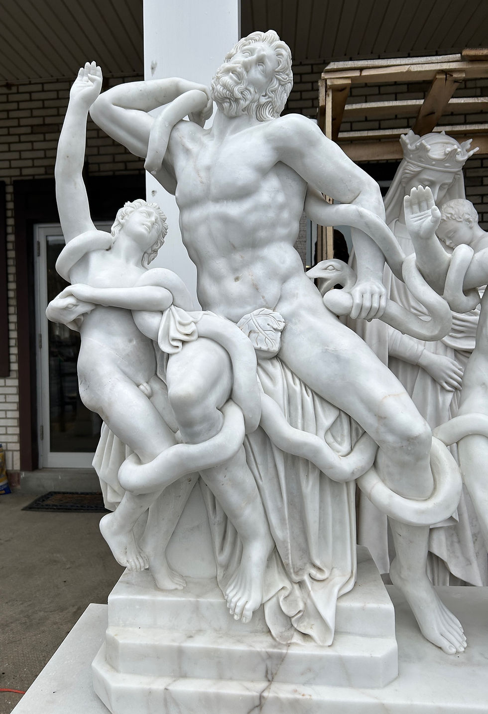 Thumbnail: Marble Laocoon Statue and Base