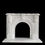 Thumbnail: Victorian Style Hand Carved Marble Fireplace Mantel