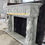 Thumbnail: Carrara Marble Canine Fireplace Mantel