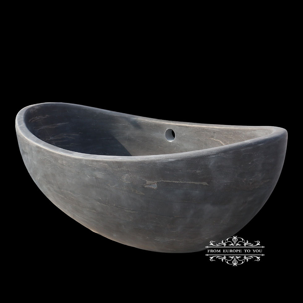 Thumbnail: Carved Marble Designer Bathtub