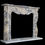 Thumbnail: Italian Arabascato French Style Fireplace Mantel
