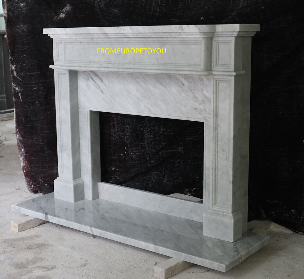 Thumbnail: Marble Classic Fireplace Mantel
