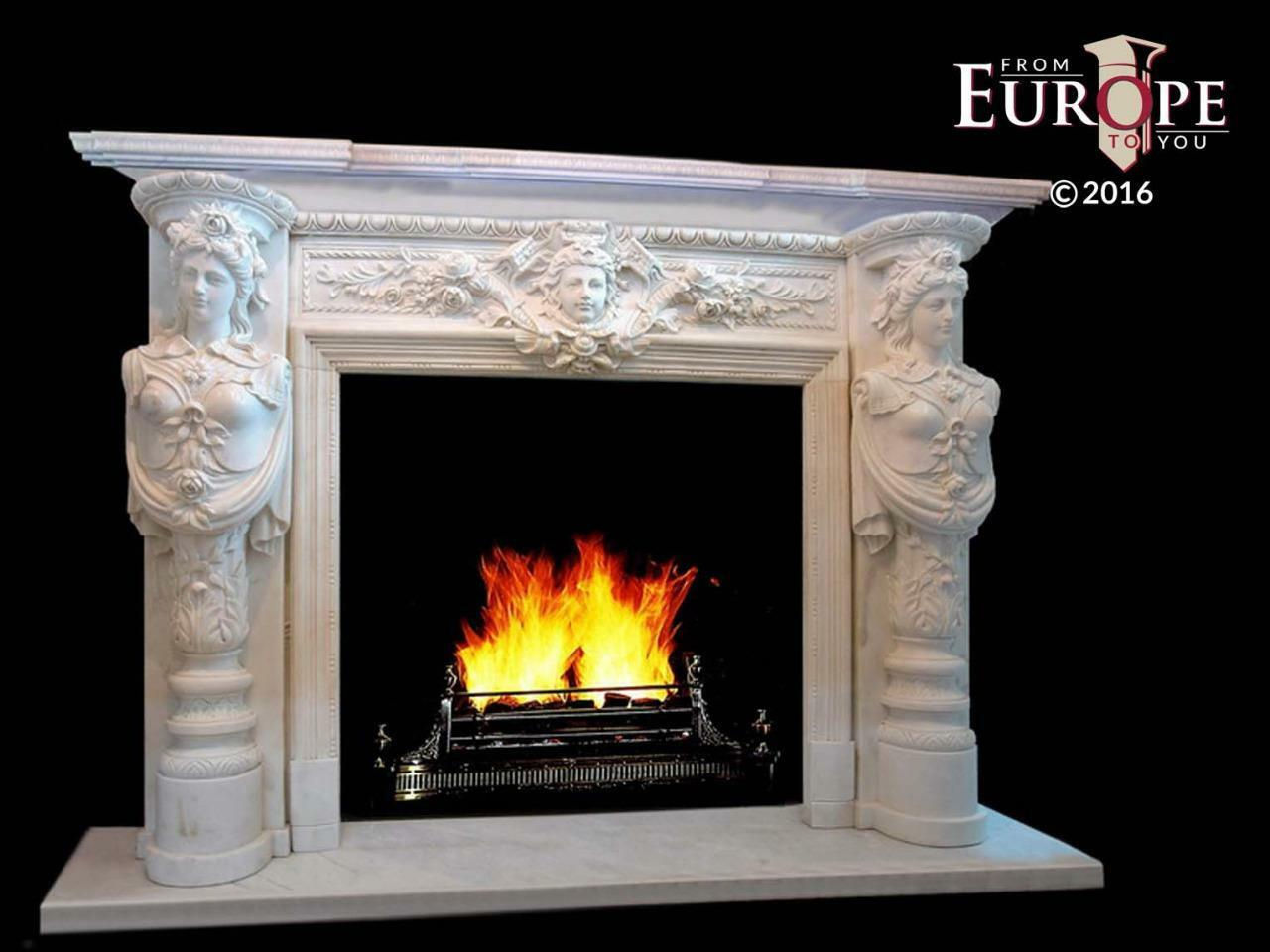 Marble Fireplace Mantel