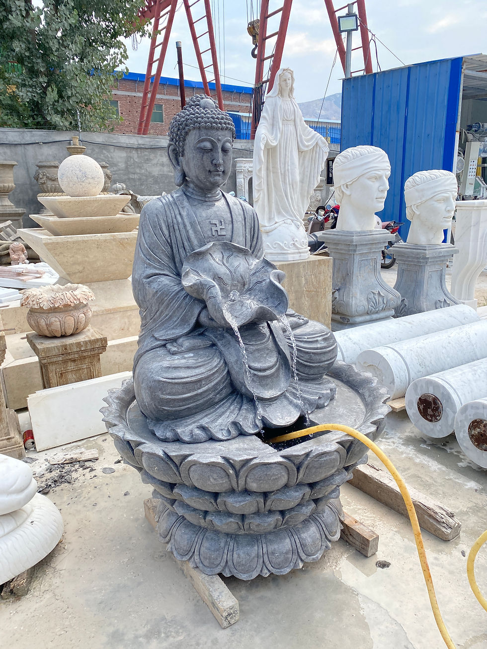 Thumbnail: Marble Buddha Statue - Fountain