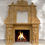 Thumbnail: Monumental Marble Lion Fireplace Mantel