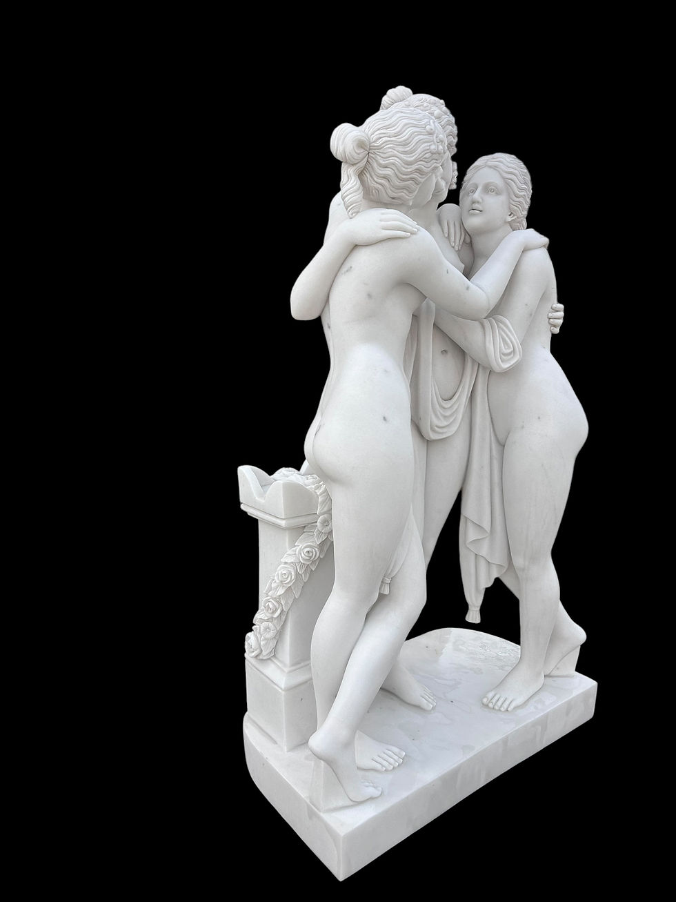 Thumbnail: Marble 6' Hand Carved 3 Grace Statue
