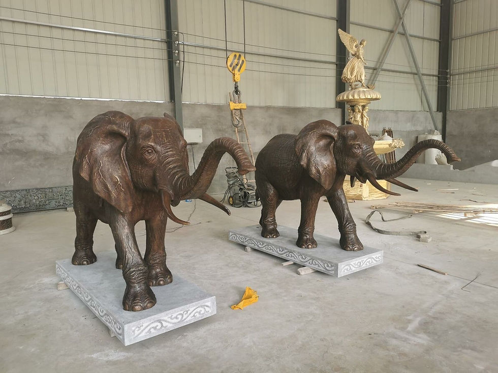 Bronze Elephant Statues