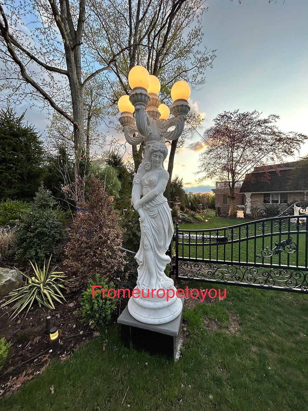 Thumbnail: Marble Figurative Street Light