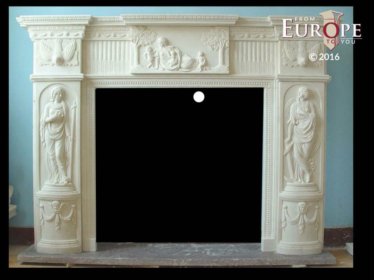 Marble Fireplace Mantel