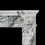 Thumbnail: Italian Marble Carved Designer Fireplace Mantel
