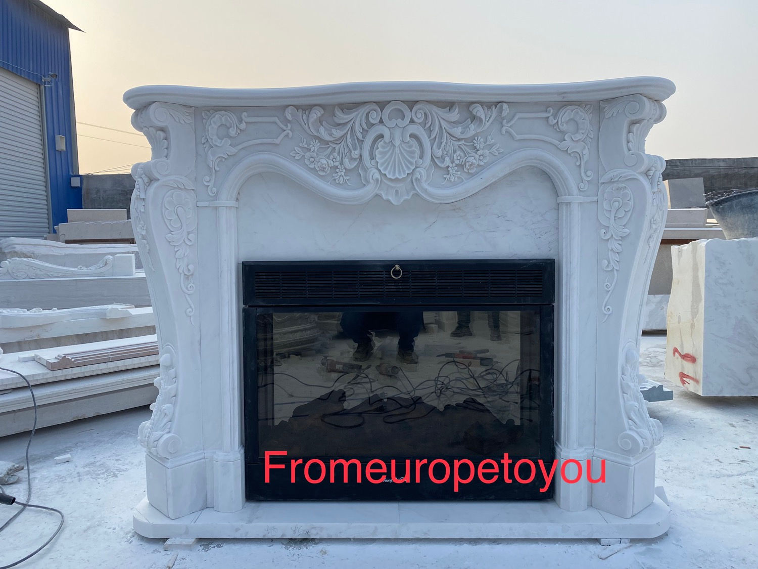 Marble Fireplace Mantel