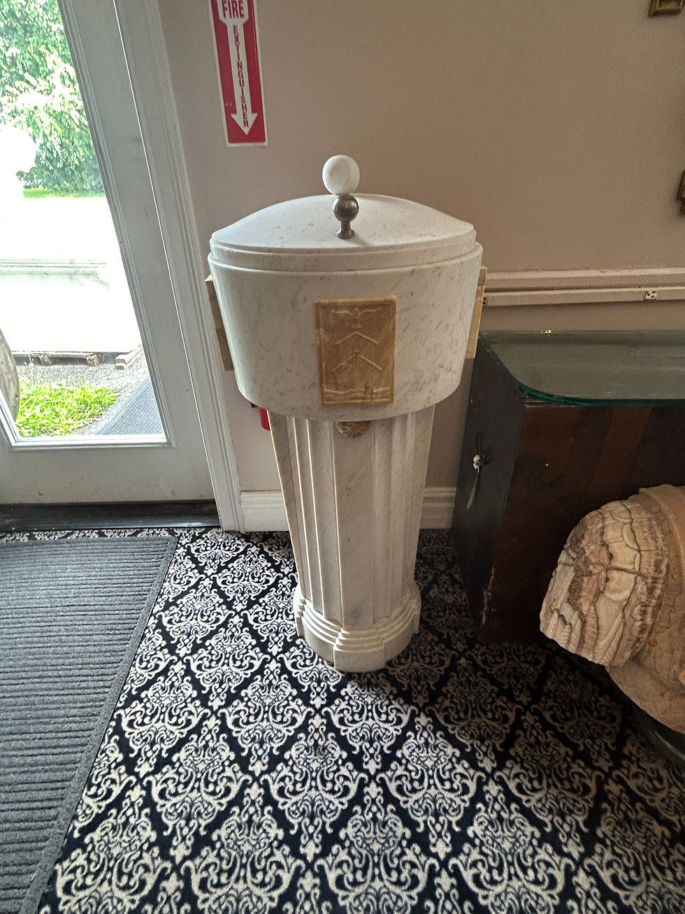 Thumbnail: Vintage Marble Art Deco Church Font