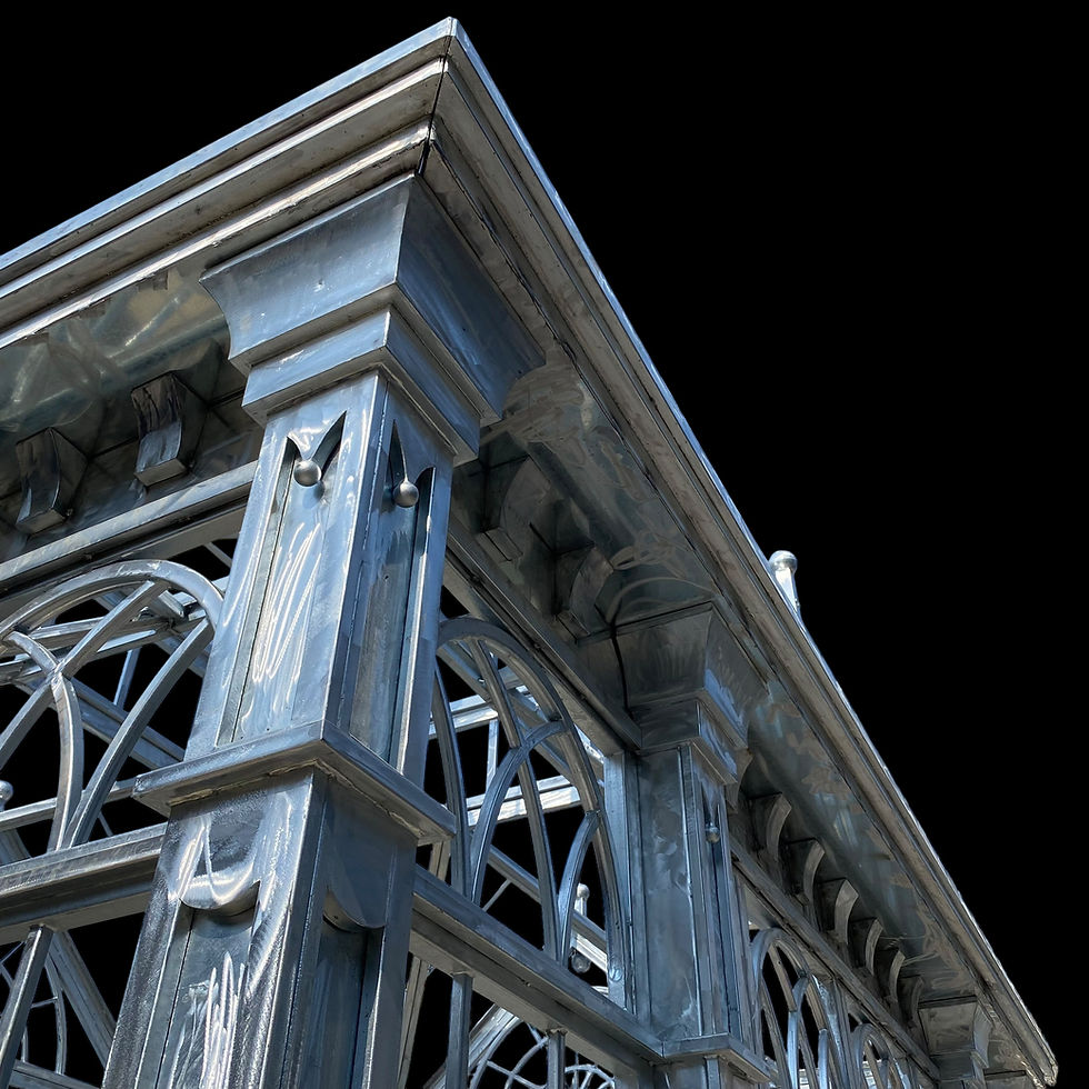 Thumbnail: The Monarch Steel and Glass Greenhouse - Gazebo Structure