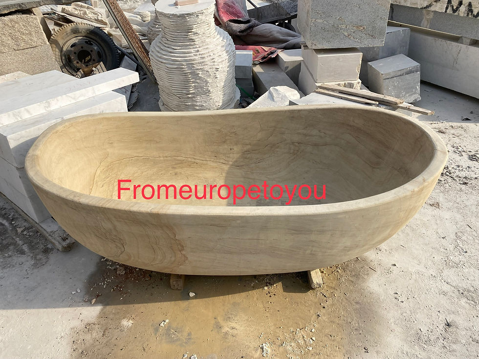 Thumbnail: Stone Wood Grain Bathtub