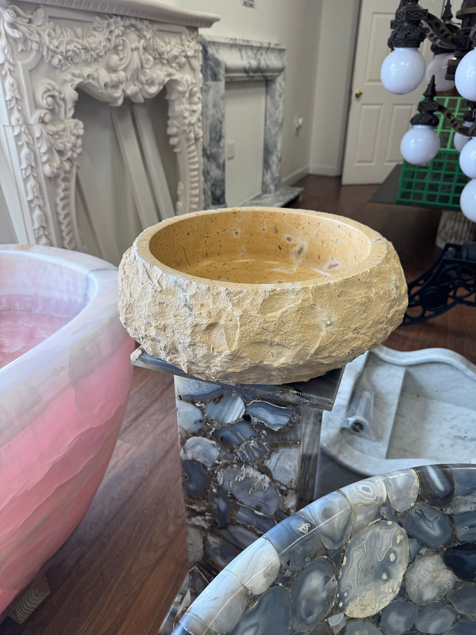 Thumbnail: Marble Carved Sink Basin