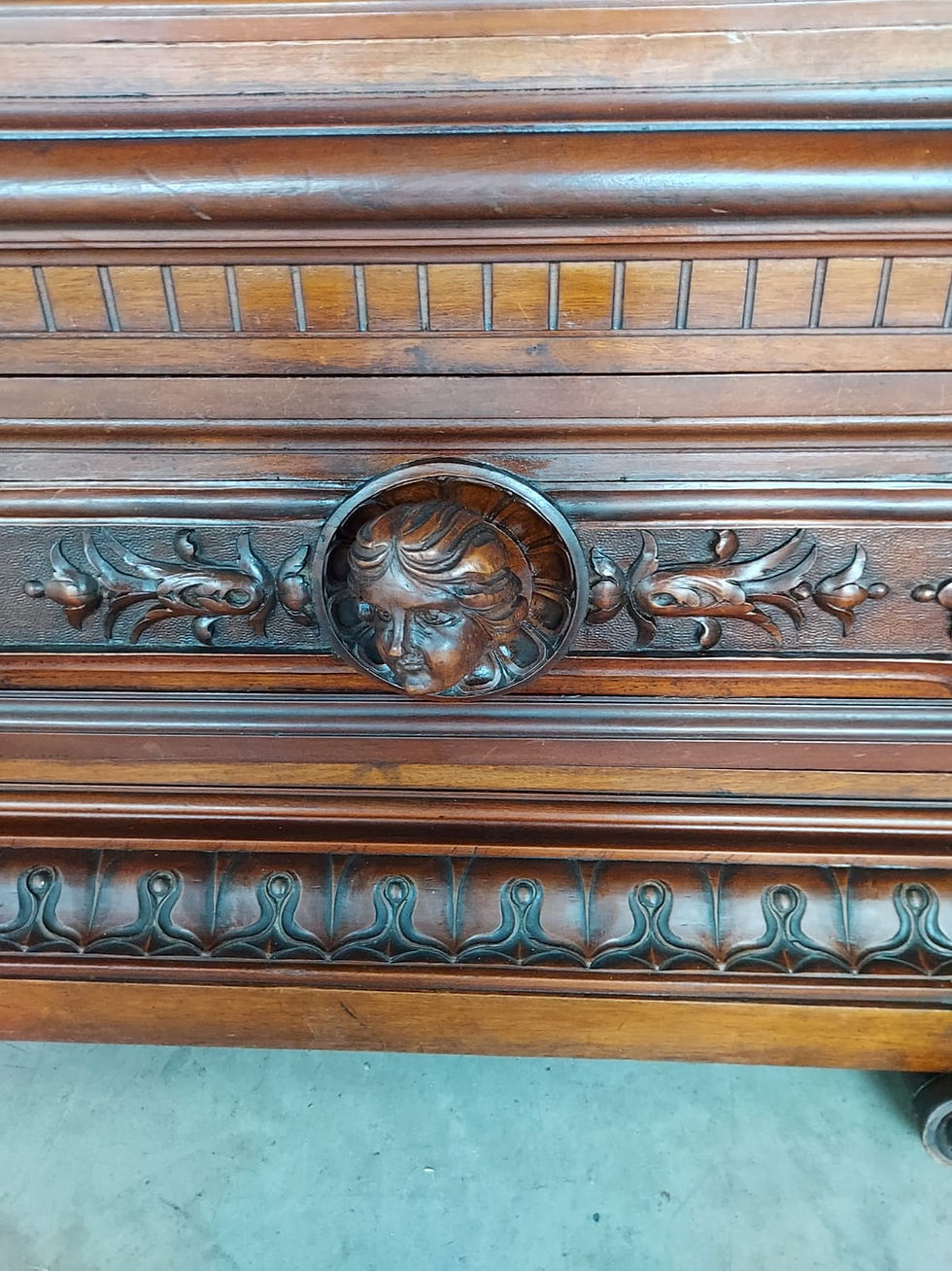 Thumbnail: Carved Antique Italian Armoire