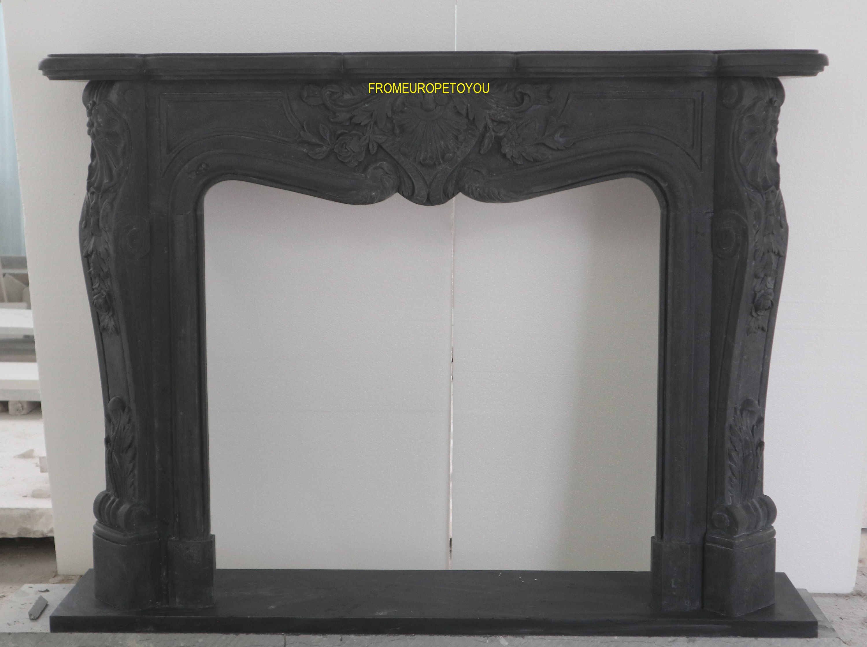 French Style Marble Fireplace Mantel