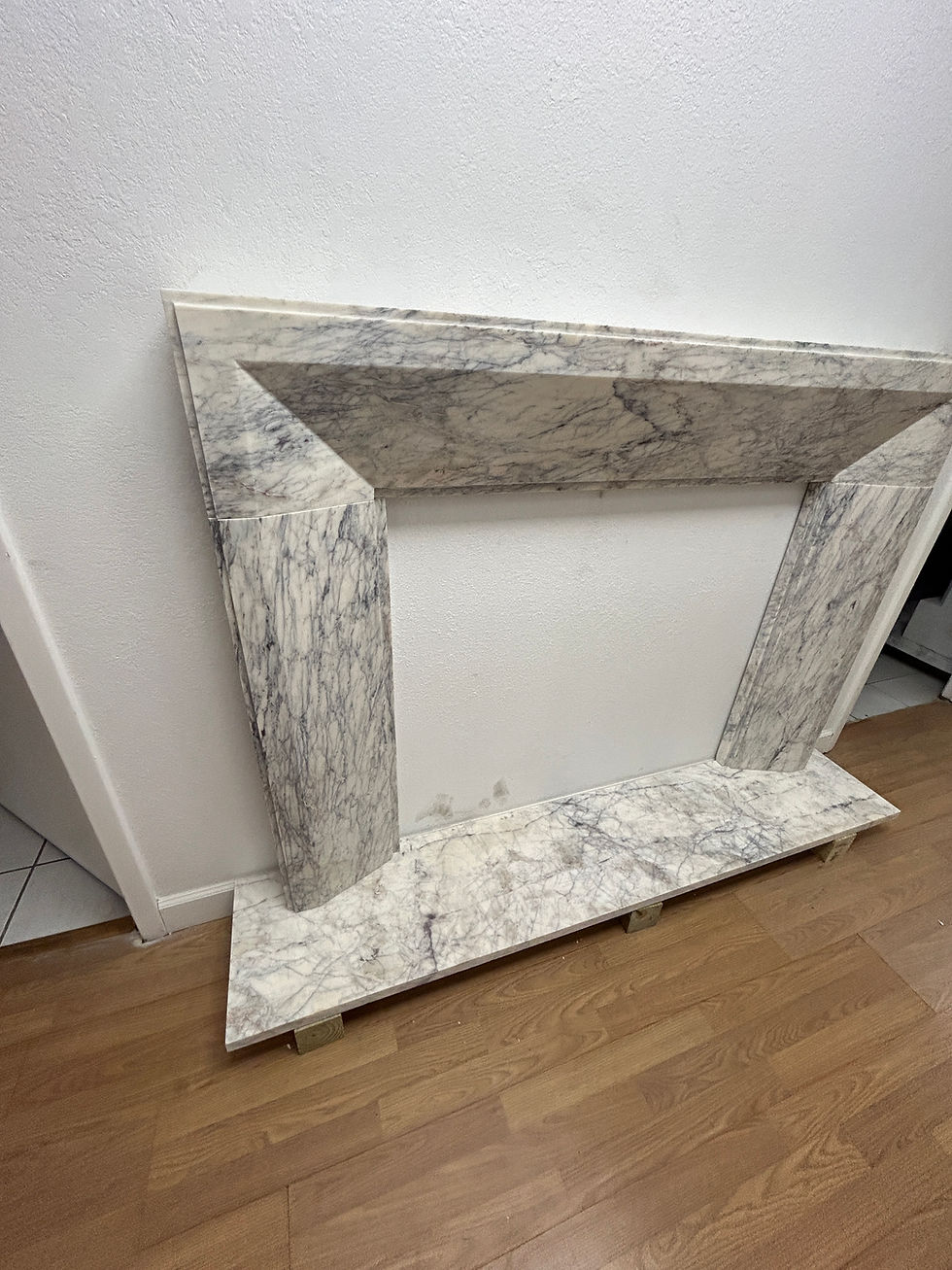 Thumbnail: Bolection Lilac Marble Fireplace Mantel