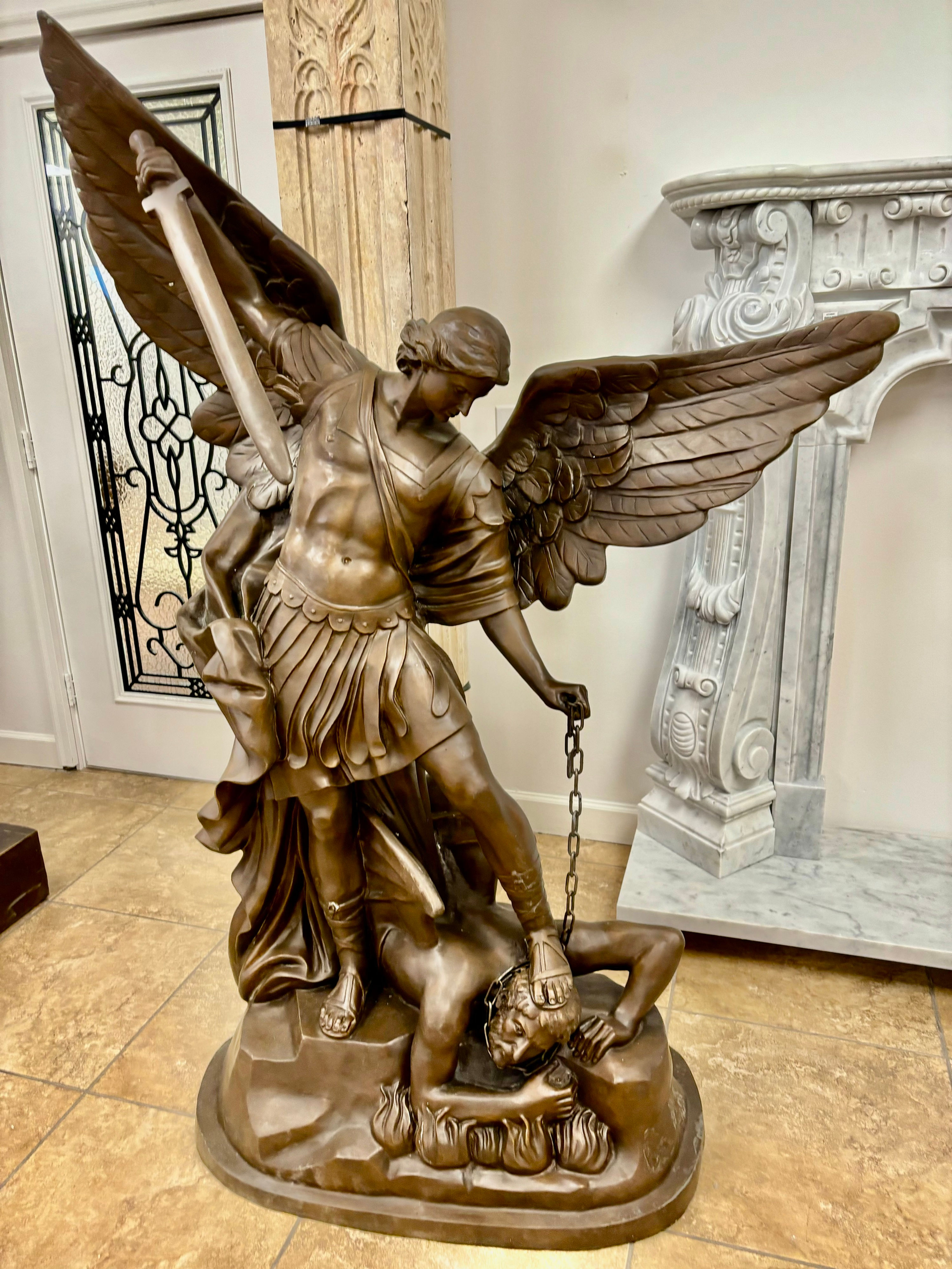 Bronze Michael The Archangel Statue