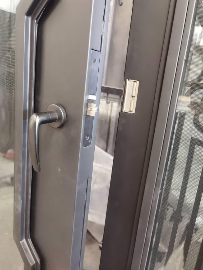 Thumbnail: Wrought Iron Custom Entryway Door