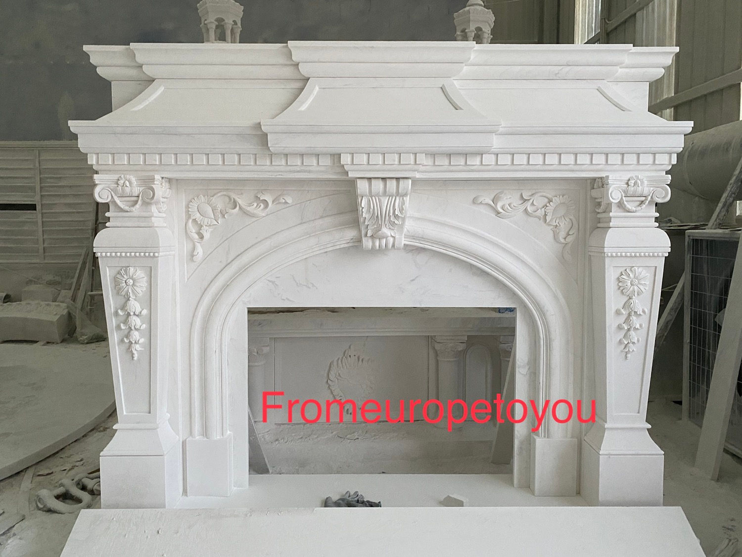 Marble Fireplace Mantel