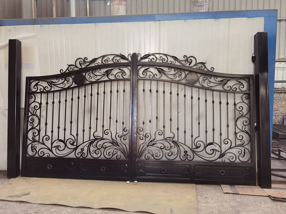 Thumbnail: Clichy Wrought Iron Driveway Gate
