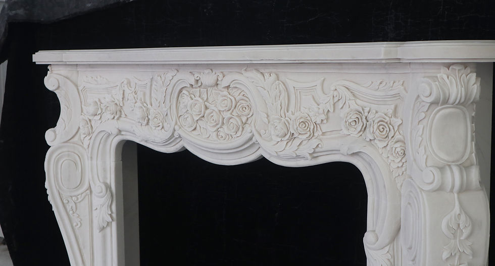 Thumbnail: Marble Fireplace Mantel