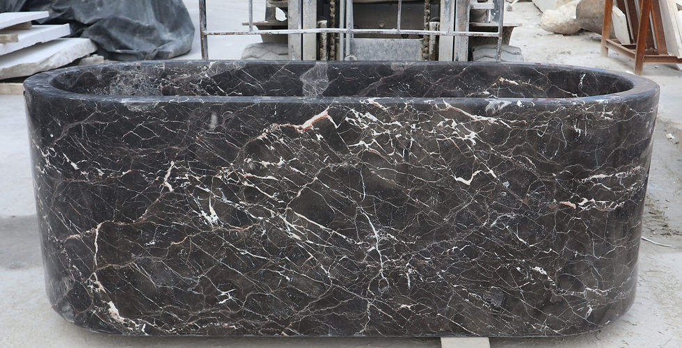 Thumbnail: Coffee Marble Estate Bathtub