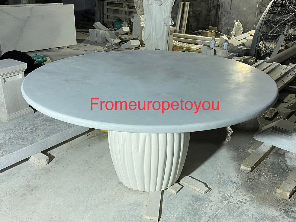 Thumbnail: Bespoke Marble Modern Dining Table