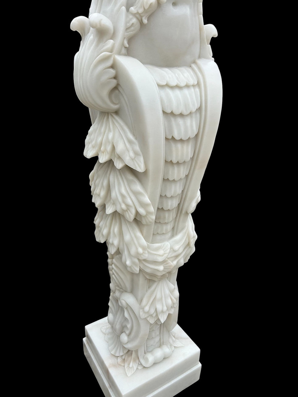 Thumbnail: Carved Marble Figurative Estate Columns