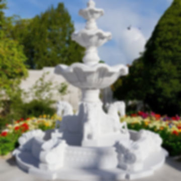 Marble Carved Horse Fountain